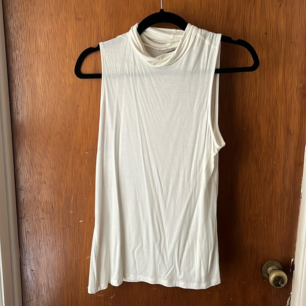 H&M White Tank Top, Large